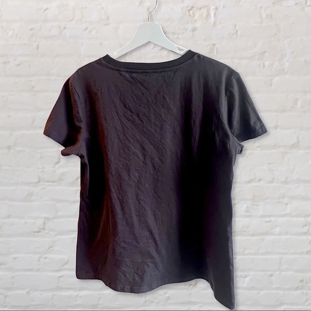 🆕 Leopard Lettered Tee - Gray, XL - Picture 3 of 4